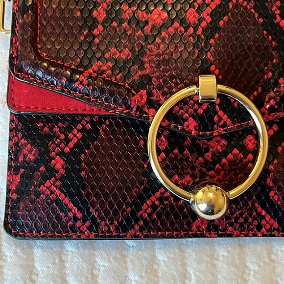 Topshop Selina Snake Print Crossbody Bag - Picture 7 of 13